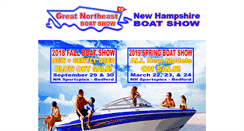 Desktop Screenshot of greatnortheastboatshow.com