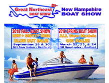 Tablet Screenshot of greatnortheastboatshow.com